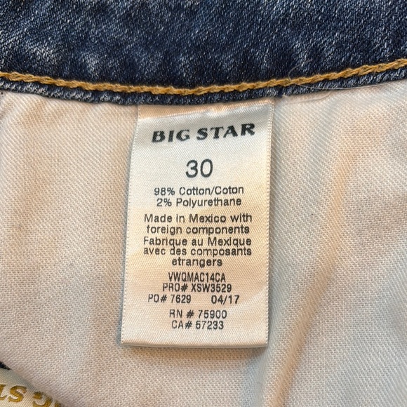 Big Star Women’s Size 30 Maddie Skinny Jeans Distressed Details - Picture 13 of 14